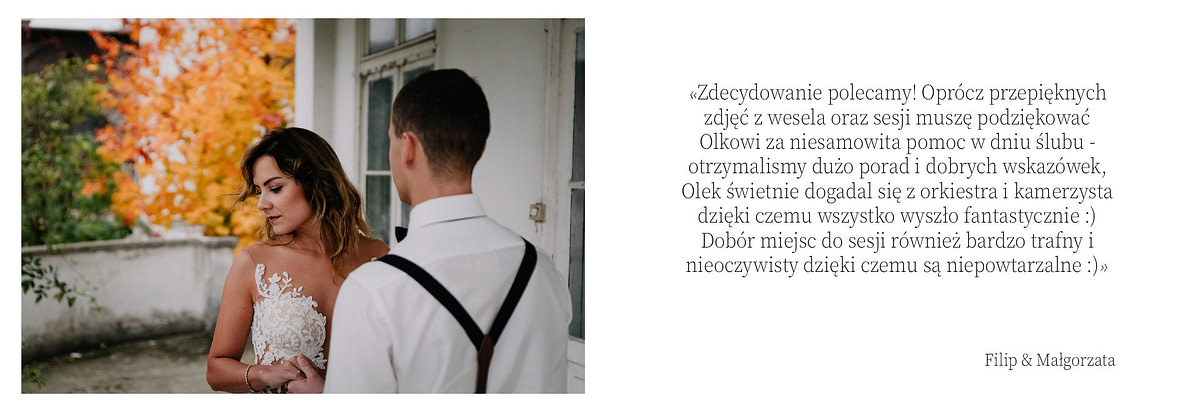 Oferta fotografii ślubnej - Fotograf Gdańsk, Gdynia, Sopot 58 filip i gosia opinia