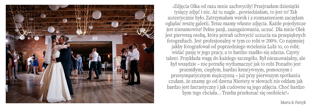 Oferta fotografii ślubnej - Fotograf Gdańsk, Gdynia, Sopot 63 marta