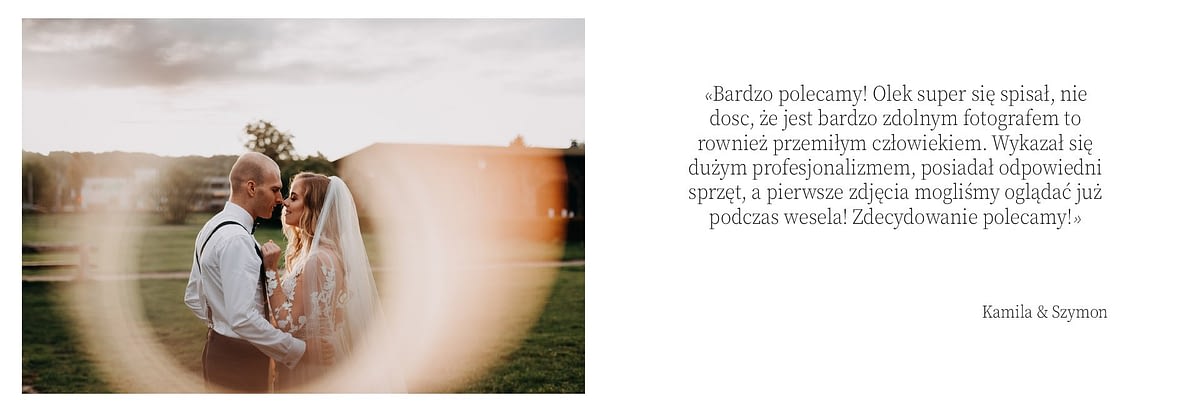 Oferta fotografii ślubnej - Fotograf Gdańsk, Gdynia, Sopot 42 Kamila 5